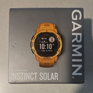 Garmin Instinct Solar Watch - Bold Orange